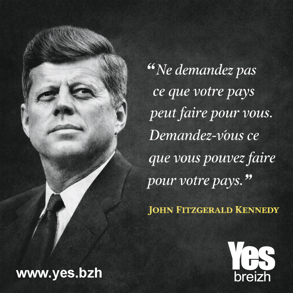 Voix de Bretagne : 5 questions à Pêr Vari Kervarec sur l’avenir de la Bretagne John Fitzgerald Kennedy