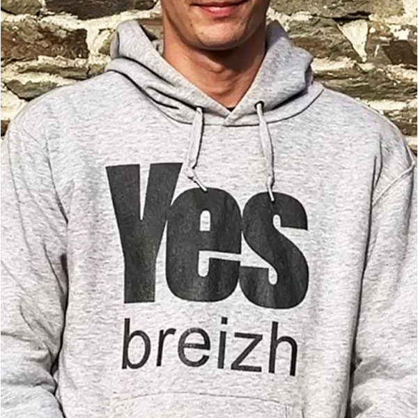 sweat à capuche Yes Breizh
