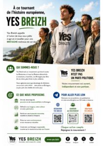 Aperçu du flyer de présentation Yes Breizh