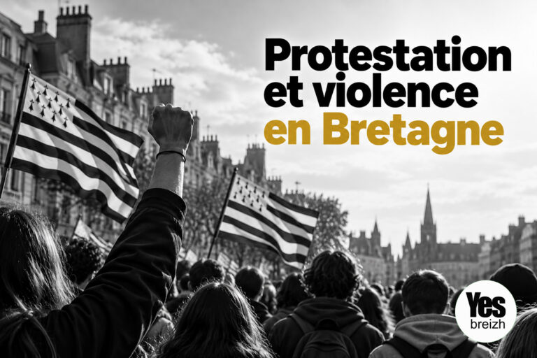 protestation et violence en Bretagne Yes Breizh